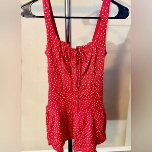 Wild Fable Red Polka Dot Mini Dress